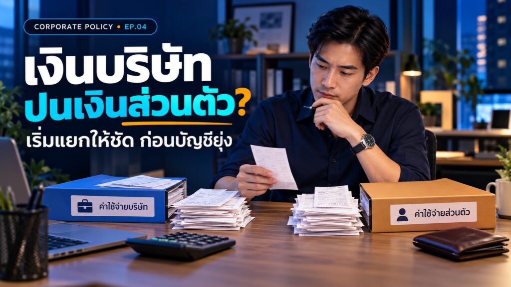 เงินบริษัทปนเงินส่วนตัว
