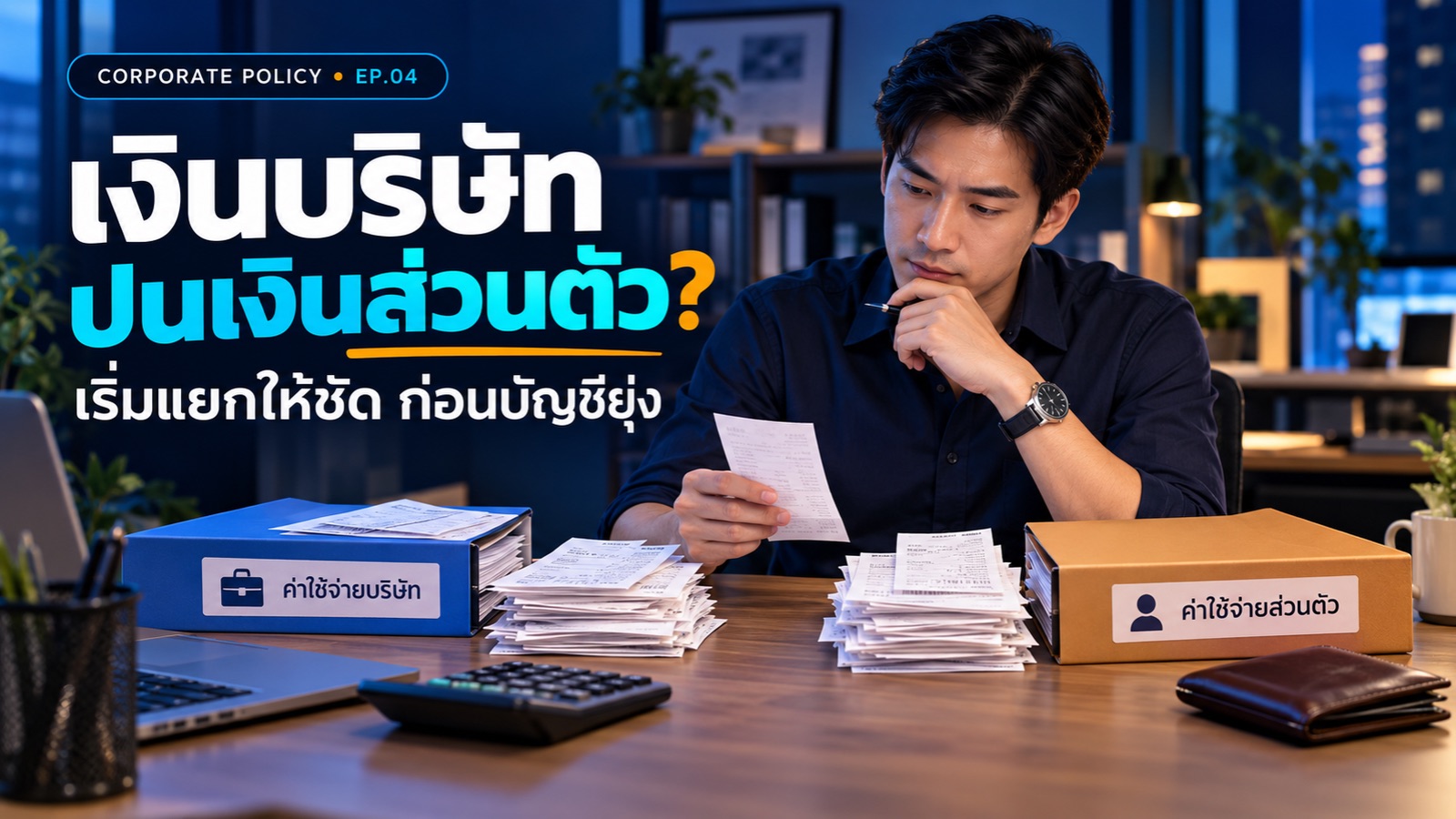 เงินบริษัทปนเงินส่วนตัว